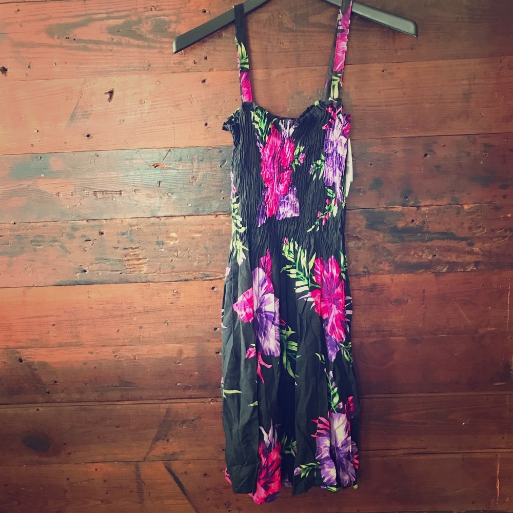 National For Her Cotton Blend Floral Sundress